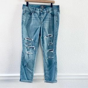 Torrid mis rise distressed ankle jeans size 10R